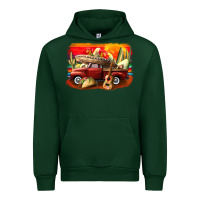 Forest Green mexican cinco de mayo truck Urban Hoodie - CowGirlArtShop