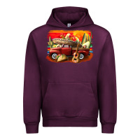 Mauve Wine mexican cinco de mayo truck Urban Hoodie - CowGirlArtShop