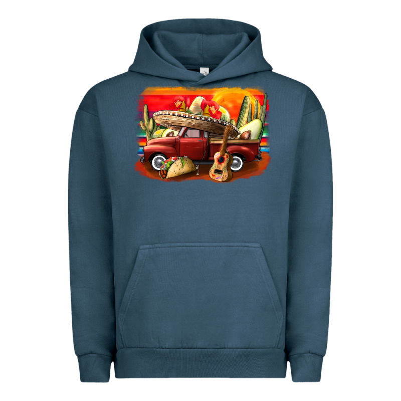 Mexican Cinco De Mayo Truck Urban Hoodie by CowGirlArtShop | Teevron