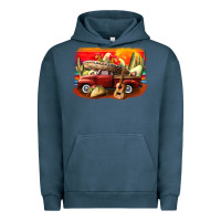 Pigment Midnight Navy mexican cinco de mayo truck Urban Hoodie - CowGirlArtShop