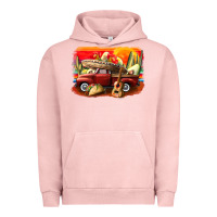Pigment Salmon mexican cinco de mayo truck Urban Hoodie - CowGirlArtShop
