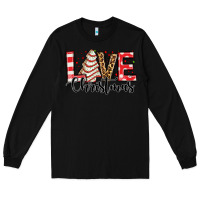 Black love christmas tree cake Long Sleeve Tee - Jasminsmagicworld