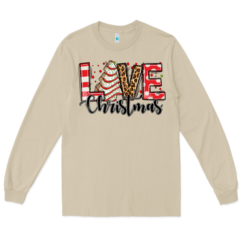 Love Christmas Tree Cake Long Sleeve Tee by Jasminsmagicworld | Teevron