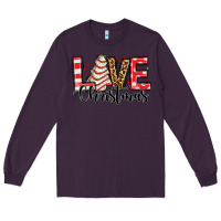 Plum love christmas tree cake Long Sleeve Tee - Jasminsmagicworld