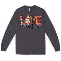 Smoke love christmas tree cake Long Sleeve Tee - Jasminsmagicworld