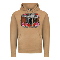 Vintage Camel rose grey leopard vintage camera Vintage Hoodie - FaDigitalArtStudio