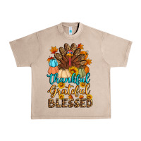 French Oak thankful grateful blessed turkey Urban Heavy Tee - Artiststas