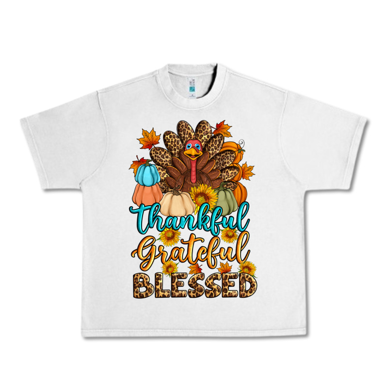 Thankful Grateful Blessed Turkey Urban Heavy Tee by Artiststas | Teevron