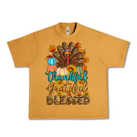 Peanut Butter thankful grateful blessed turkey Urban Heavy Tee - Artiststas