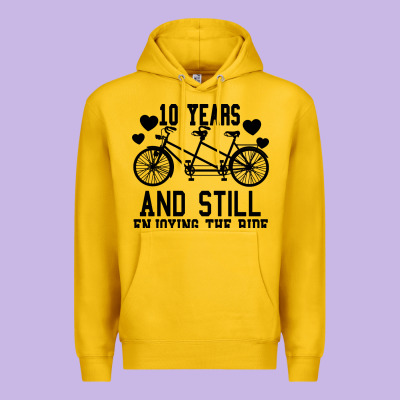 10 Years And Still Enjoying The Ride Premium Hoodie Designed By Bettercallsaul