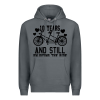 Rock 10 Years And Still Enjoying The Ride Premium Hoodie - Bettercallsaul