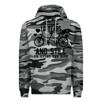 Slate Camo 10 Years And Still Enjoying The Ride Premium Hoodie - Bettercallsaul