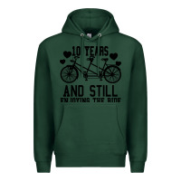 Sports Green 10 Years And Still Enjoying The Ride Premium Hoodie - Bettercallsaul