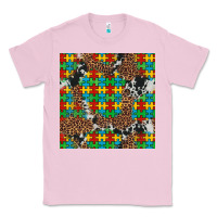 Bubblegum Pink western autism seamless pattern Classic Tee - Artiststas