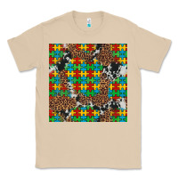 Mushroom western autism seamless pattern Classic Tee - Artiststas