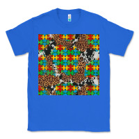 True Royal western autism seamless pattern Classic Tee - Artiststas