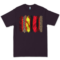 Plum softball brushstroke Premium Tee - Zillion Design Studio
