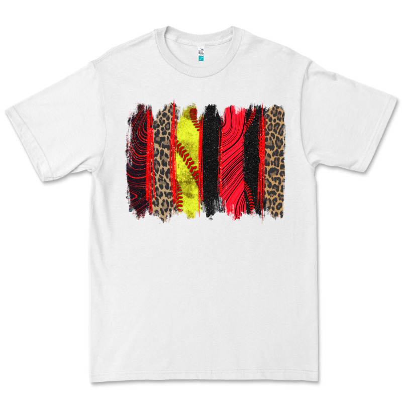 Softball Brushstroke Premium Tee by Zillion Design Studio | Teevron