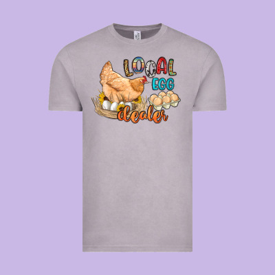 Local Egg Dealer Vintage Tee Designed By Artiststas