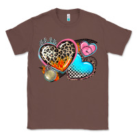 Chestnut western leopard  racing  hearts Classic Tee - AdoDesignShop