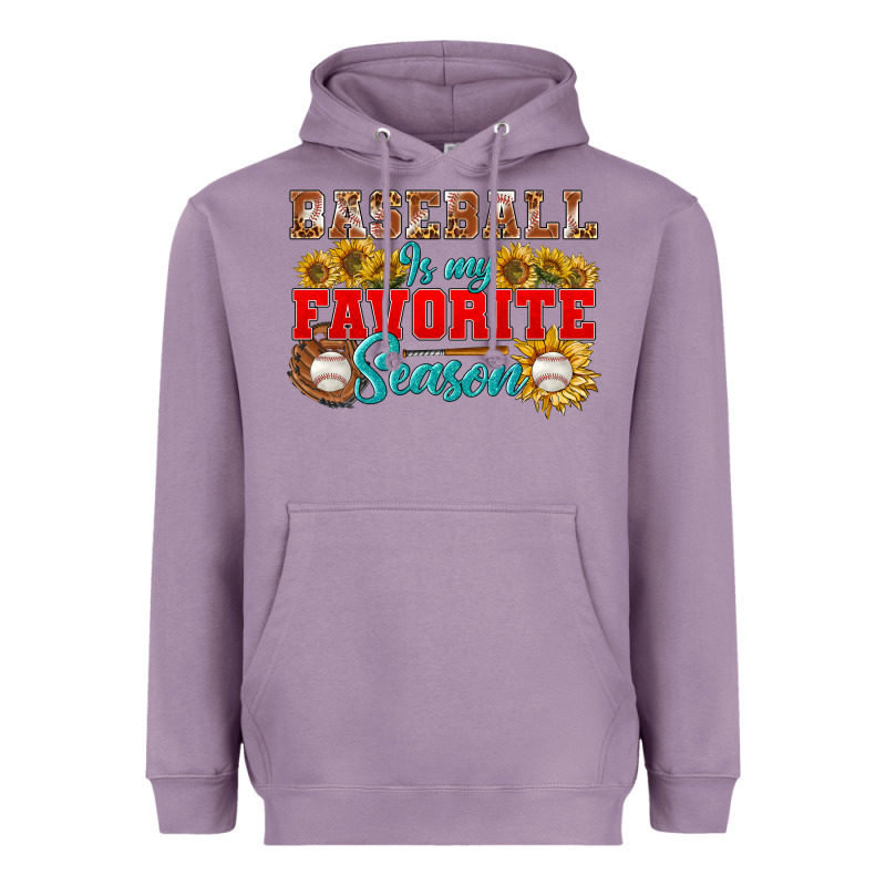 Baseball Is My Favorite Season Heavyweight Hoodie by BundleAndBundleShop | Teevron