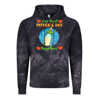 Cloud Black our first father's day together and baby bottle Vintage Hoodie - HRA Design Shop