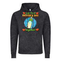 Our First Father's Day Together And Baby Bottle Vintage Hoodie | Teevron
