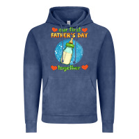 Vintage Denim our first father's day together and baby bottle Vintage Hoodie - HRA Design Shop