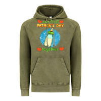 Vintage Olive our first father's day together and baby bottle Vintage Hoodie - HRA Design Shop