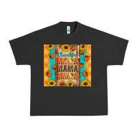 Pigment Black Thankful mama mama mama Urban Heavy Tee - Artiststas