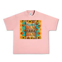 Salmon Thankful mama mama mama Urban Heavy Tee - Artiststas