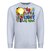 Heather Grey this little light of mine Premium Sweatshirt - LillyAllenDesigns