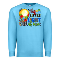 Ocean Blue this little light of mine Premium Sweatshirt - LillyAllenDesigns
