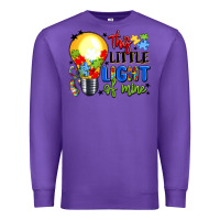 Purple this little light of mine Premium Sweatshirt - LillyAllenDesigns