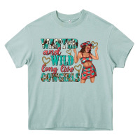 Arona wanted and wild long live cowgirls Heavy Core Tee - texasbilliewilder