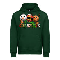 Forest Green merry christmas Urban Hoodie - CowGirlArtShop