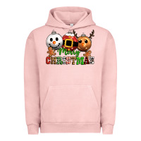 Pigment Salmon merry christmas Urban Hoodie - CowGirlArtShop