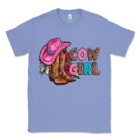 Colony Blue valentine day boots hat and roses Classic Tee - AdoDesignShop