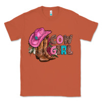 Copper valentine day boots hat and roses Classic Tee - AdoDesignShop
