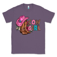 Lavender valentine day boots hat and roses Classic Tee - AdoDesignShop
