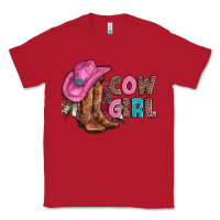 Red valentine day boots hat and roses Classic Tee - AdoDesignShop