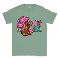 Sage valentine day boots hat and roses Classic Tee - AdoDesignShop