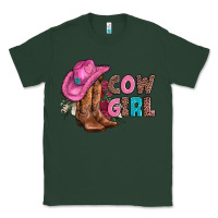 Sports Green valentine day boots hat and roses Classic Tee - AdoDesignShop