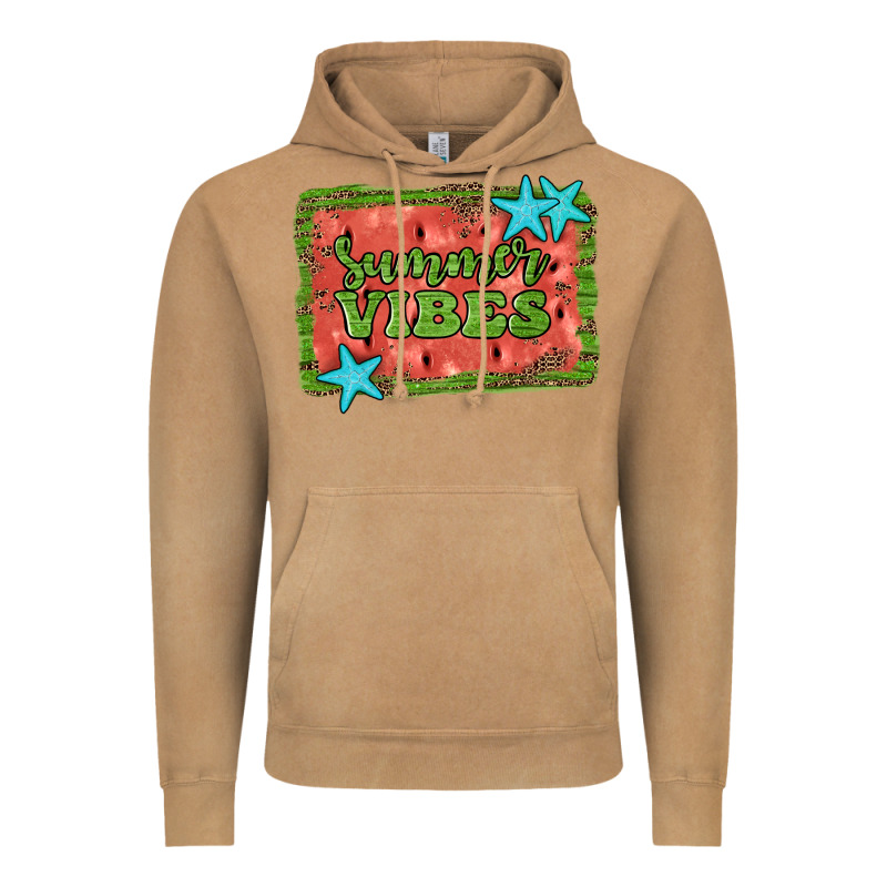 Summer Vibes Watermelon Vintage Hoodie by JahusDesignShop | Teevron