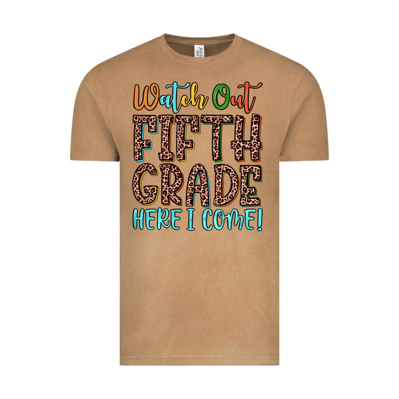 Watch Out Fifth Grade Here I Come! Vintage Tee by JahusDesignShop | Teevron