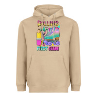 Mushroom rolling into first grade Heavyweight Hoodie - BundleAndBundleShop