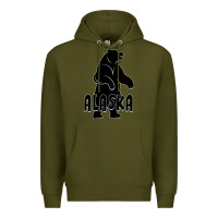 Army Green Alaska Bear Premium Hoodie - Bettercallsaul