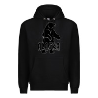Black Alaska Bear Premium Hoodie - Bettercallsaul