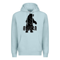 Blue Mist Alaska Bear Premium Hoodie - Bettercallsaul