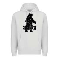 Dove Grey Alaska Bear Premium Hoodie - Bettercallsaul